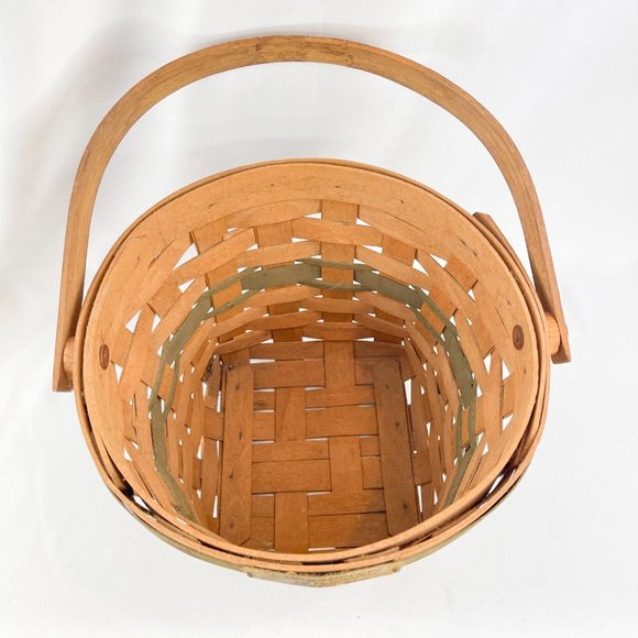 Vintage Longaberger Christmas Collection 1988 Edition Poinsettia Basket - Picture 8 of 8